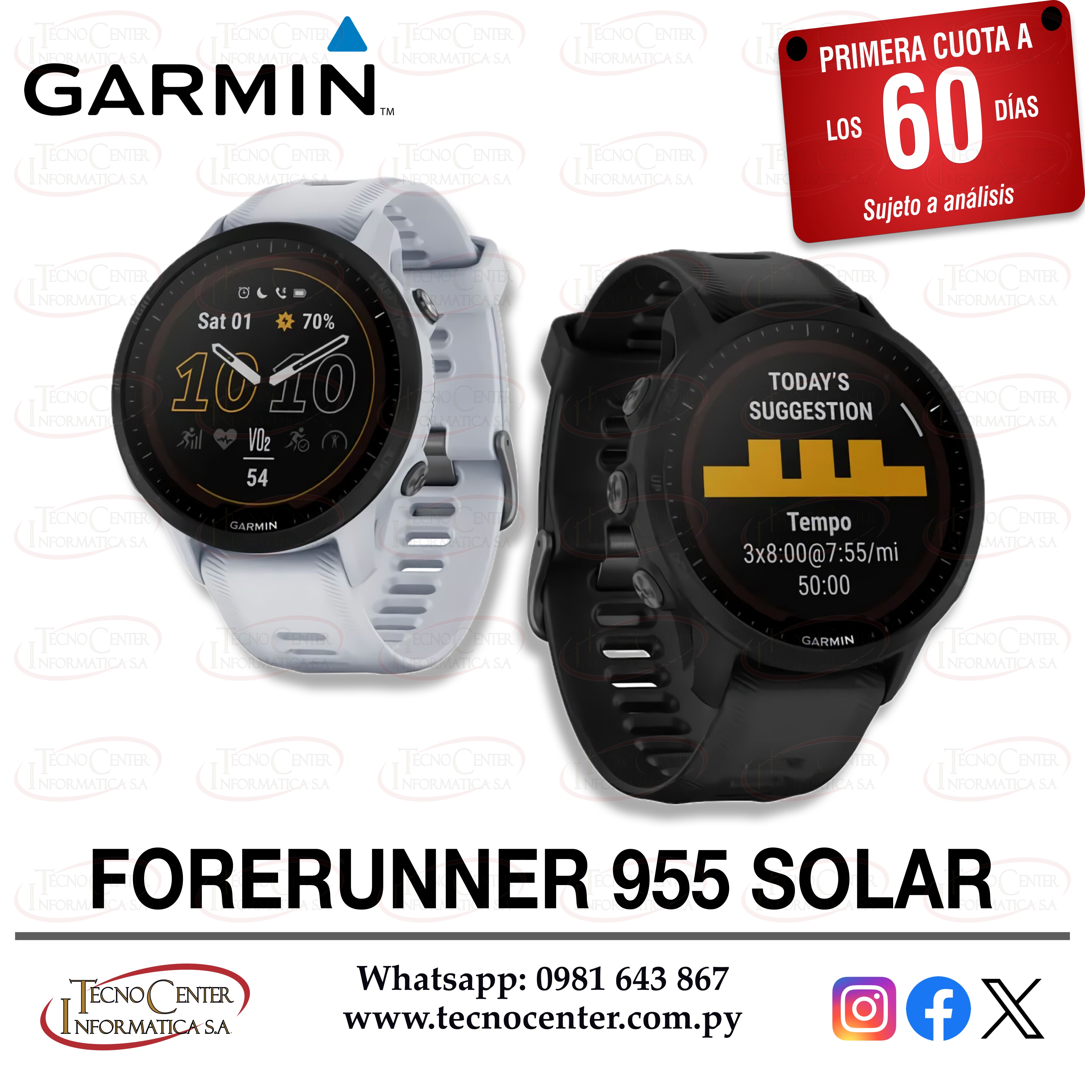 Smartwatch Garmin Forerunner 955 Solar